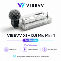 "VIBEVV X1 Pro Bundle with DJI Mic Mini 1"